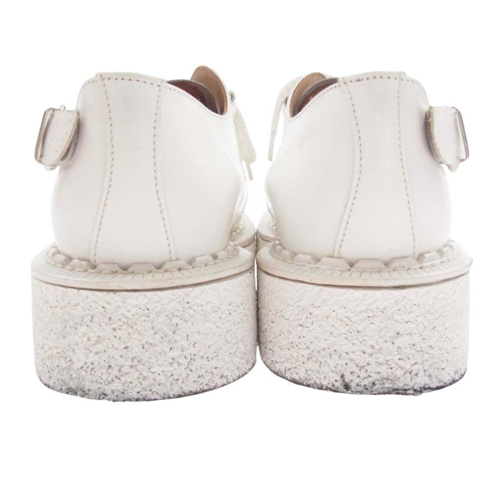 COMME des GARCONS HOMME PLUS コムデギャルソンオムプリュス PZ-K114-001 ジョージコックス ラバーソールシューズ ジョージコックス  D-RING リング ホワイト系 7【中古】