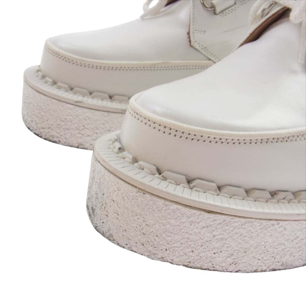 COMME des GARCONS HOMME PLUS コムデギャルソンオムプリュス PZ-K114-001 ジョージコックス ラバーソールシューズ ジョージコックス  D-RING リング ホワイト系 7【中古】