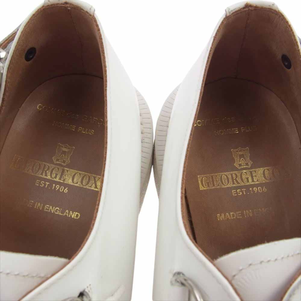 COMME des GARCONS HOMME PLUS コムデギャルソンオムプリュス PZ-K114-001 ジョージコックス ラバーソールシューズ ジョージコックス  D-RING リング ホワイト系 7【中古】