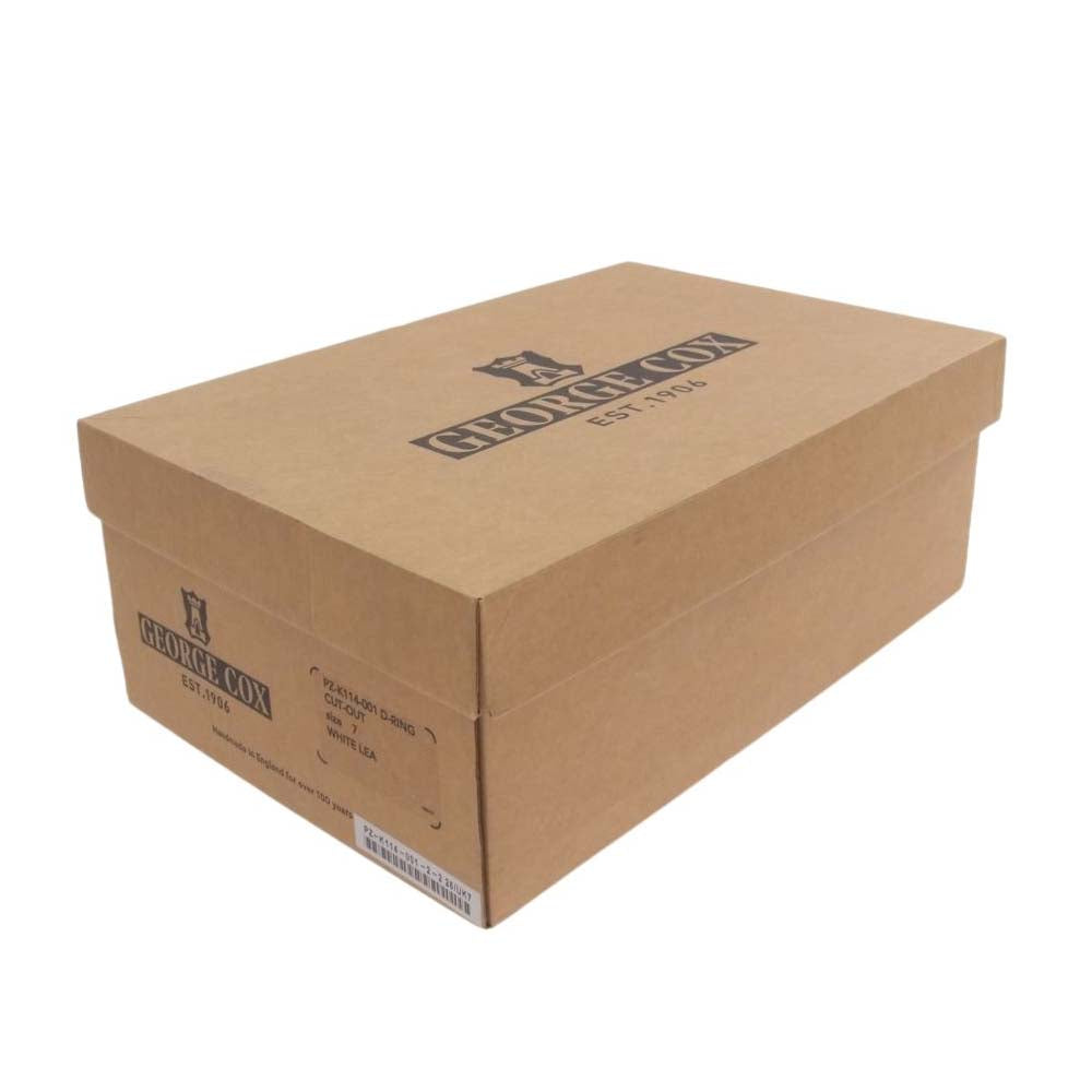 COMME des GARCONS HOMME PLUS コムデギャルソンオムプリュス PZ-K114-001 ジョージコックス ラバーソールシューズ ジョージコックス  D-RING リング ホワイト系 7【中古】