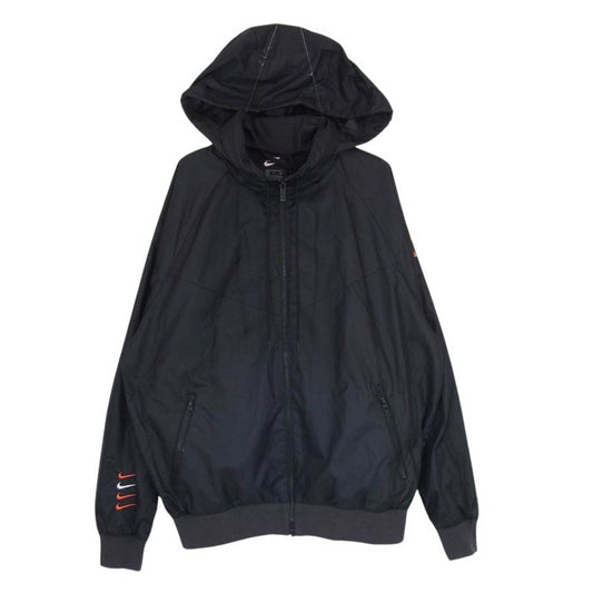 NIKE ナイキ CW0719-010 SWOOSH WVN JKT 2 スウッシュ ナイロン ジャケット ブラック系 S【中古】