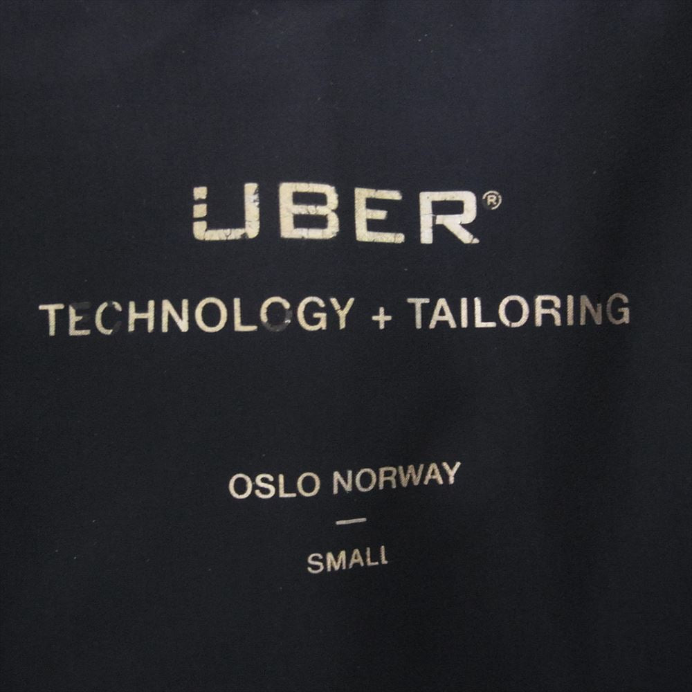 ウーバー UBR TECHNOLOGY TAILORING テクノロジー ステンカラー ショート コート ジャケット ネイビー系 S【中古】