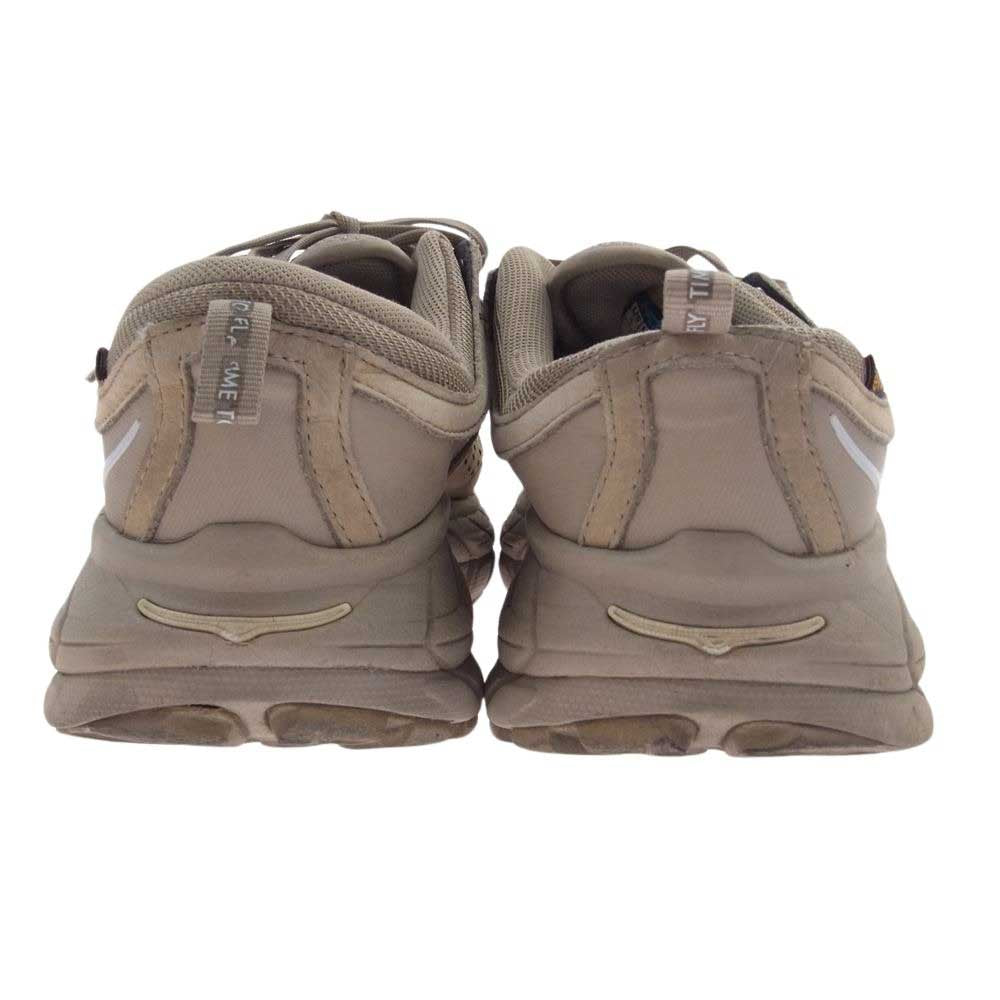 HOKA ONE ONE ホカ オネオネ Tor Ultra Low Vibram ビブラムソール ウルトラ ローカット スニーカー ライトブラウン系 ベージュ系 26cm【中古】