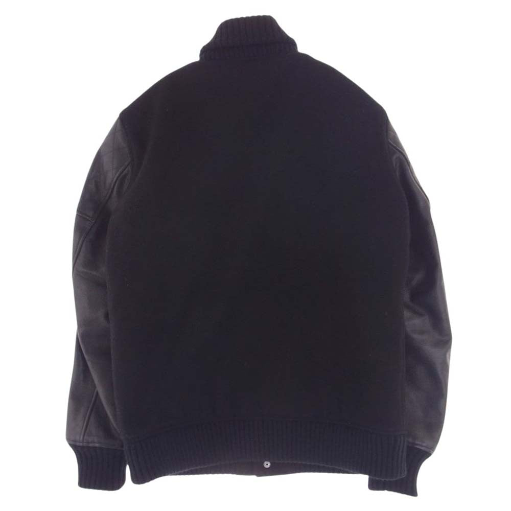 CRIMIE クライミー C1G5-JK05 STADIUM JACKET スタジアムジャケット レザー ブラック系 L【中古】