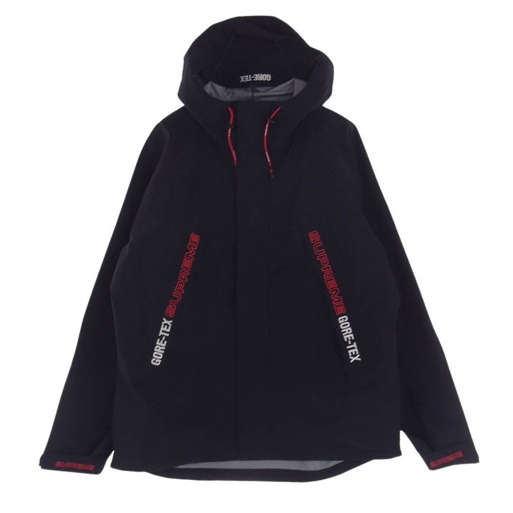 Supreme シュプリーム 19AW GORE TEX Taped Seam Jacket ゴアテックス テープド シーム ジャケット ブラック系 M【中古】