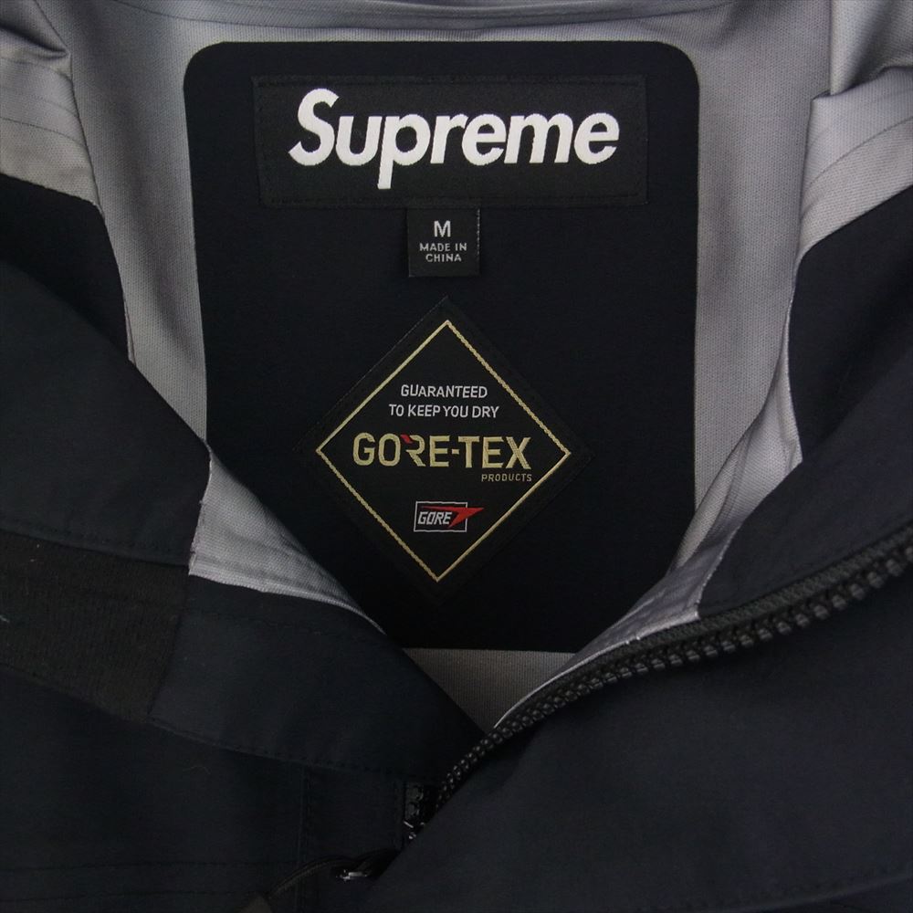 Supreme シュプリーム 19AW GORE TEX Taped Seam Jacket ゴアテックス テープド シーム ジャケット ブラック系 M【中古】