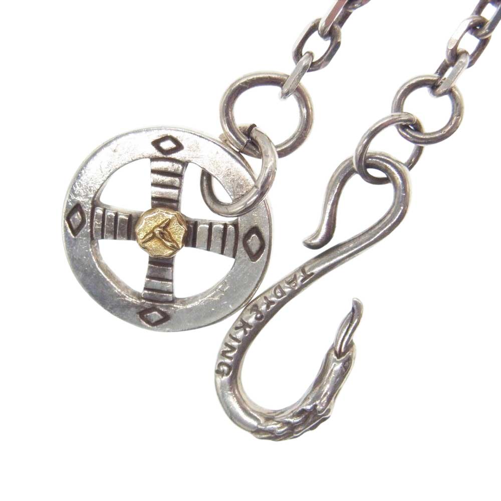 TADY&KING タディアンドキング イーグルフック&ネイティブホイール GPロングホーン付き チェーン ネックレス シルバー系【中古】