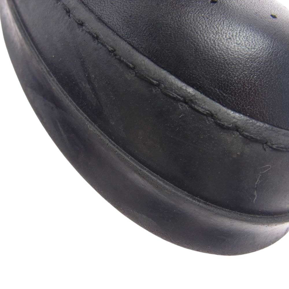 Rick Owens リックオウエンス 28658 イタリア製 GEOBASKET ジオバスケット サイドジップ ハイカット スニーカー ブラック系 44【中古】