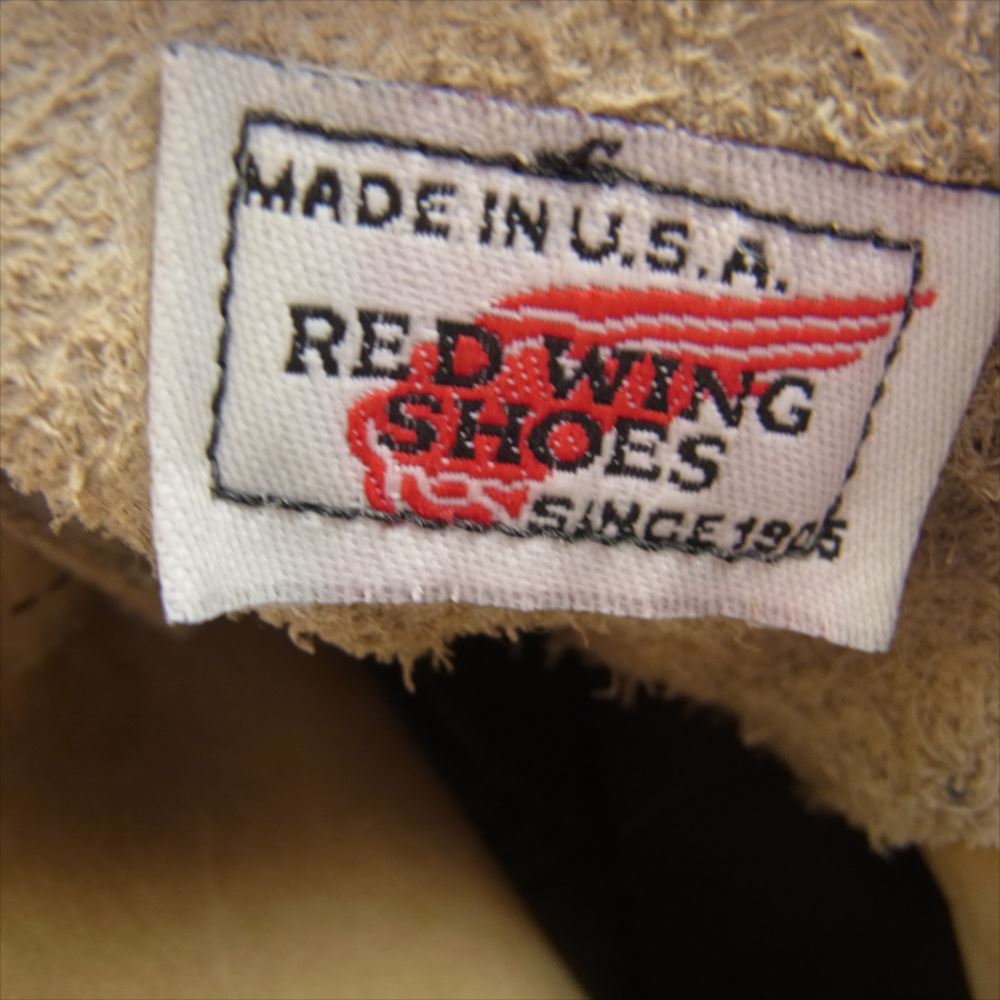 RED WING レッドウィング 8167 6inch CLASSIC ROUND6インチ クラシック ラウンドトゥ スウェード ライトブラウン系 US8.5E【中古】