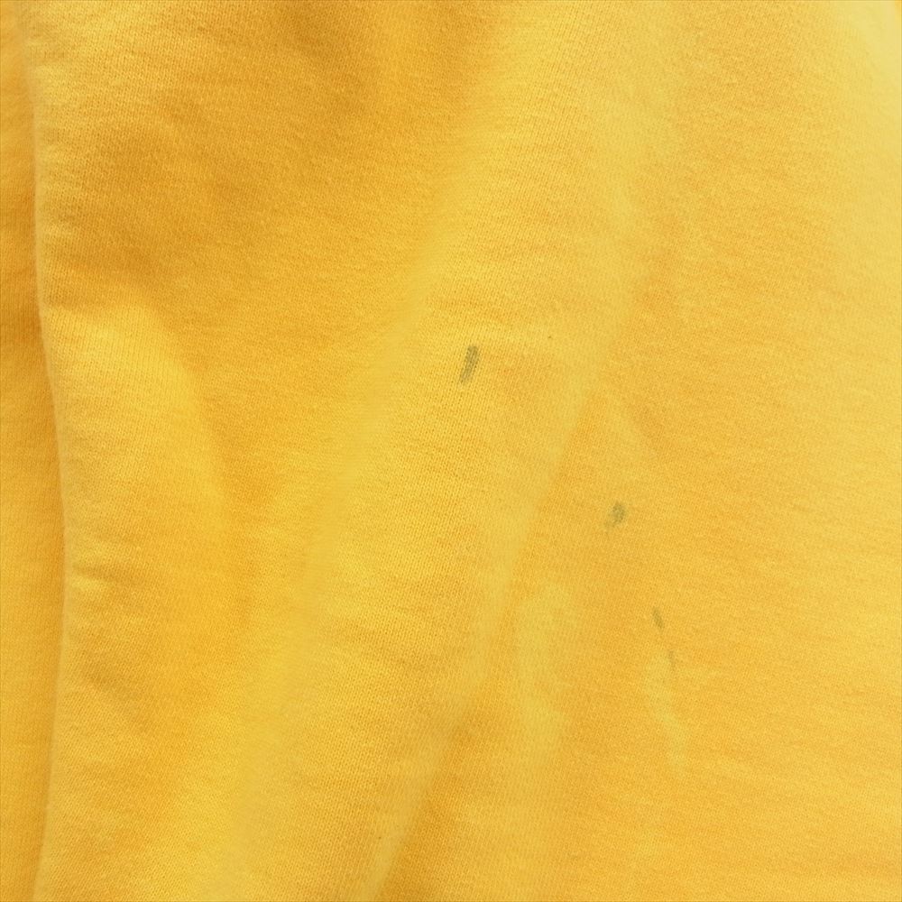 SAINT MICHAEL セントマイケル SM-A21-0000-049 SAINT Mxxxxxx × DENIM TEARS STT_SWT SH_STTRS デニムティアーズ ダメージ加工 プリント スウェット  イエロー系 XL【中古】