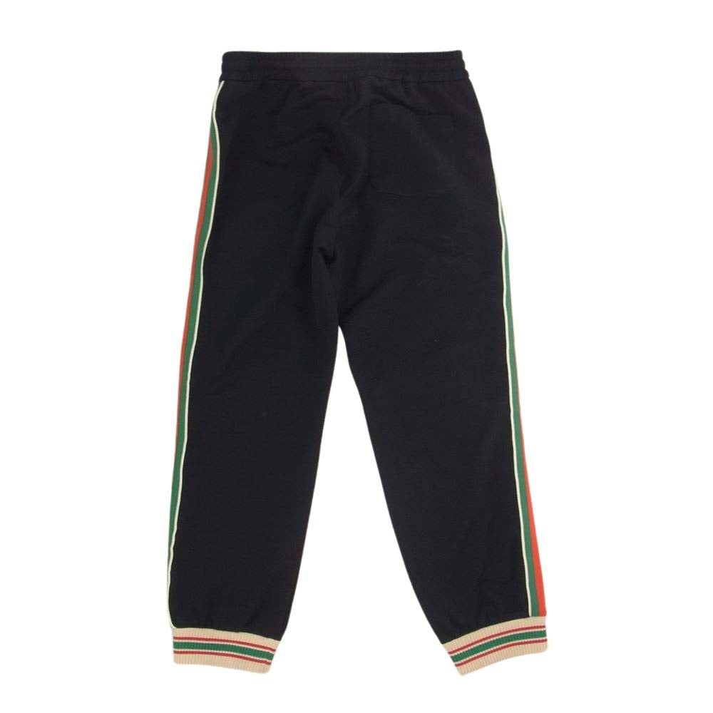 GUCCI グッチ 21AW 663569-XJDE9 GG Jacquard Jersey Jogging Trousers GGジャカード ジャージー ジョギング トラウザーパンツ シェリーライン ブラック系 XL【中古】