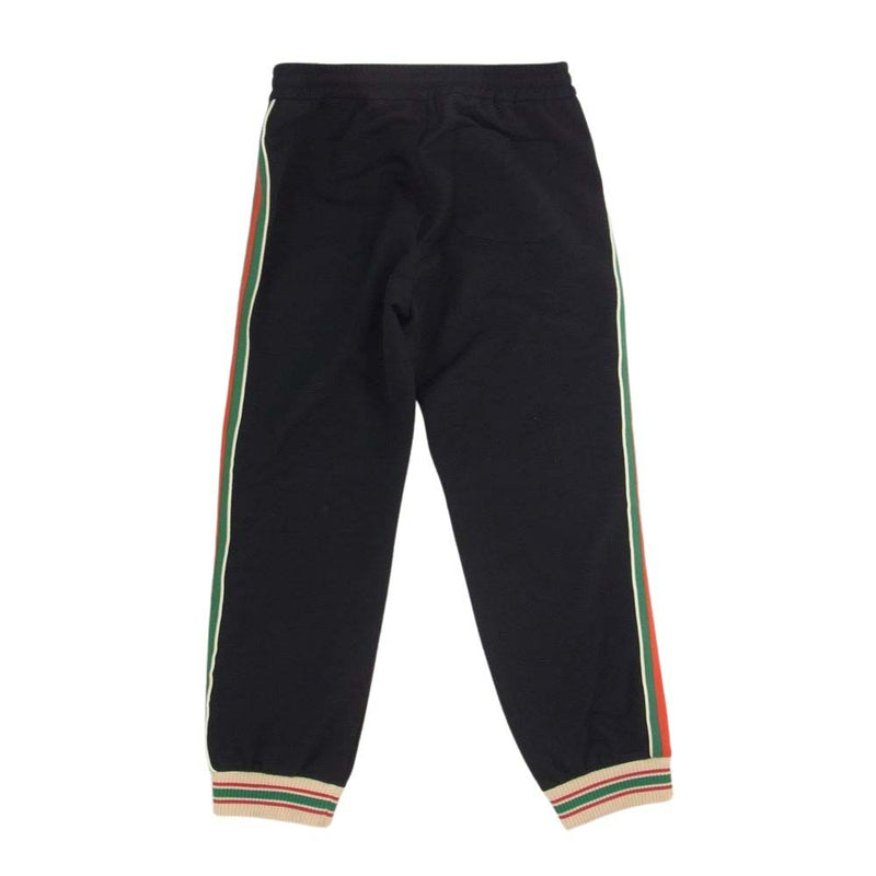 GUCCI グッチ 21AW 663569-XJDE9 GG Jacquard Jersey Jogging Trousers GGジャカード ジャージー ジョギング トラウザーパンツ シェリーライン ブラック系 XL【中古】