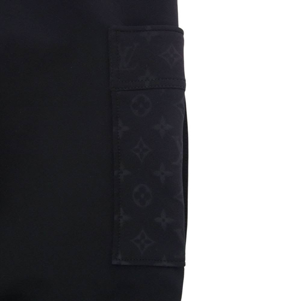 LOUIS VUITTON ルイ・ヴィトン 22SS FMPA42D97 Monogram Detail Cargo Pants モノグラム ディテール カーゴ パンツ ブラック系 34【中古】