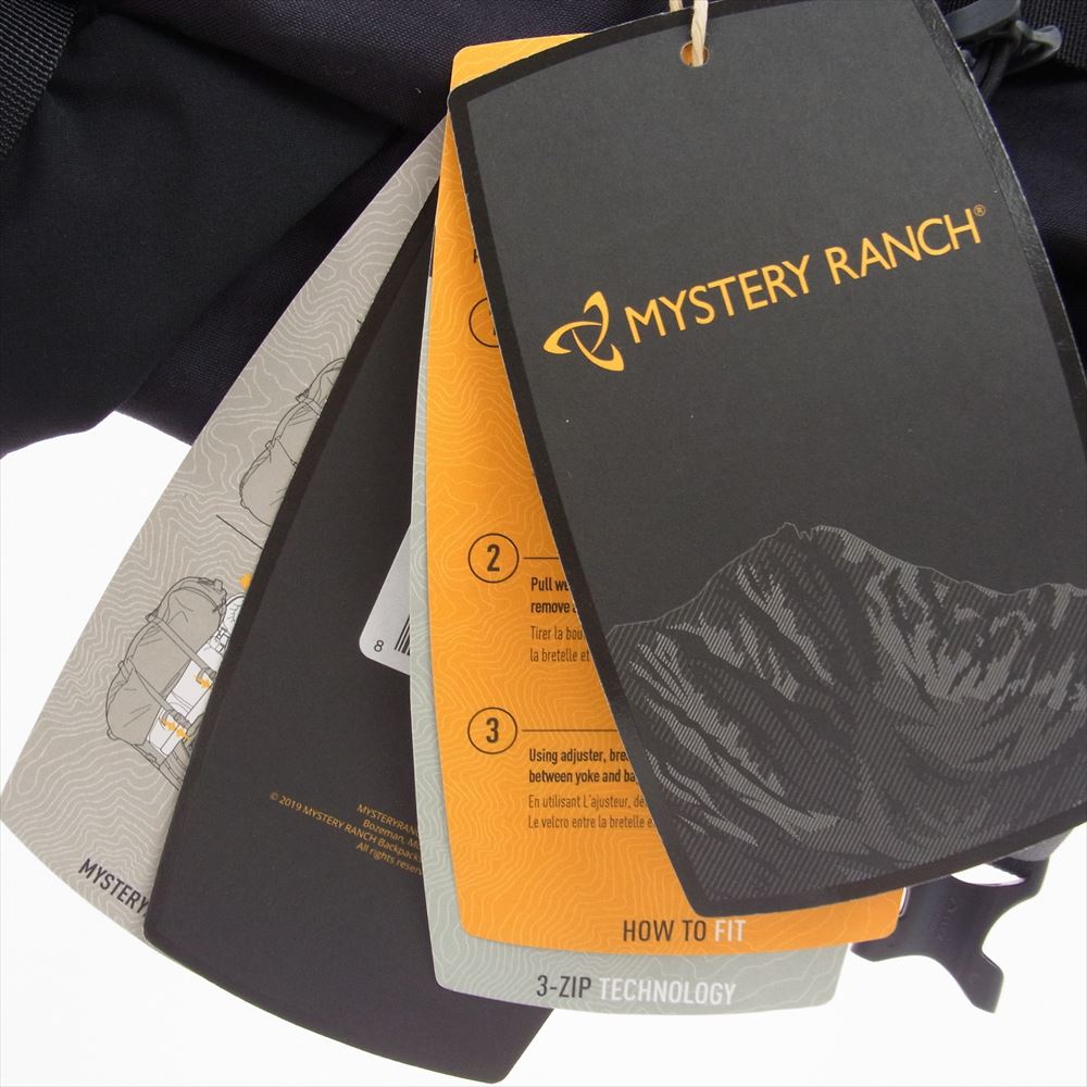 MYSTERY RANCH ミステリーランチ 112382-001-30 Terraframe 3-Zip 50 Black-M テラフレーム リュック バックパック ダークグレー系 M【新古品】【未使用】【中古】