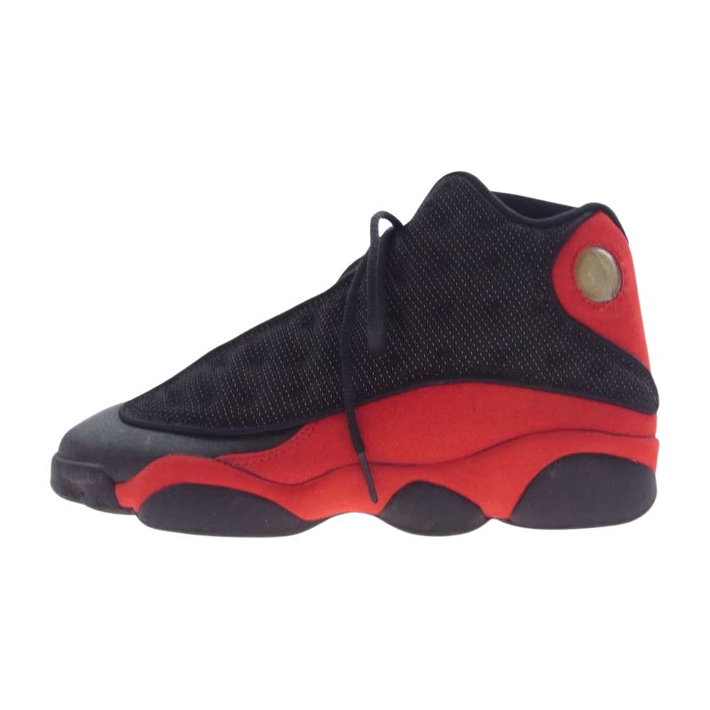 NIKE ナイキ 136002-062 【観賞用】 Air Jordan 13 AJ13 OG BRED 1998 エアジョーダン13 OG ブレッド スニーカー ブラック系 レッド系 27.5cm【中古】