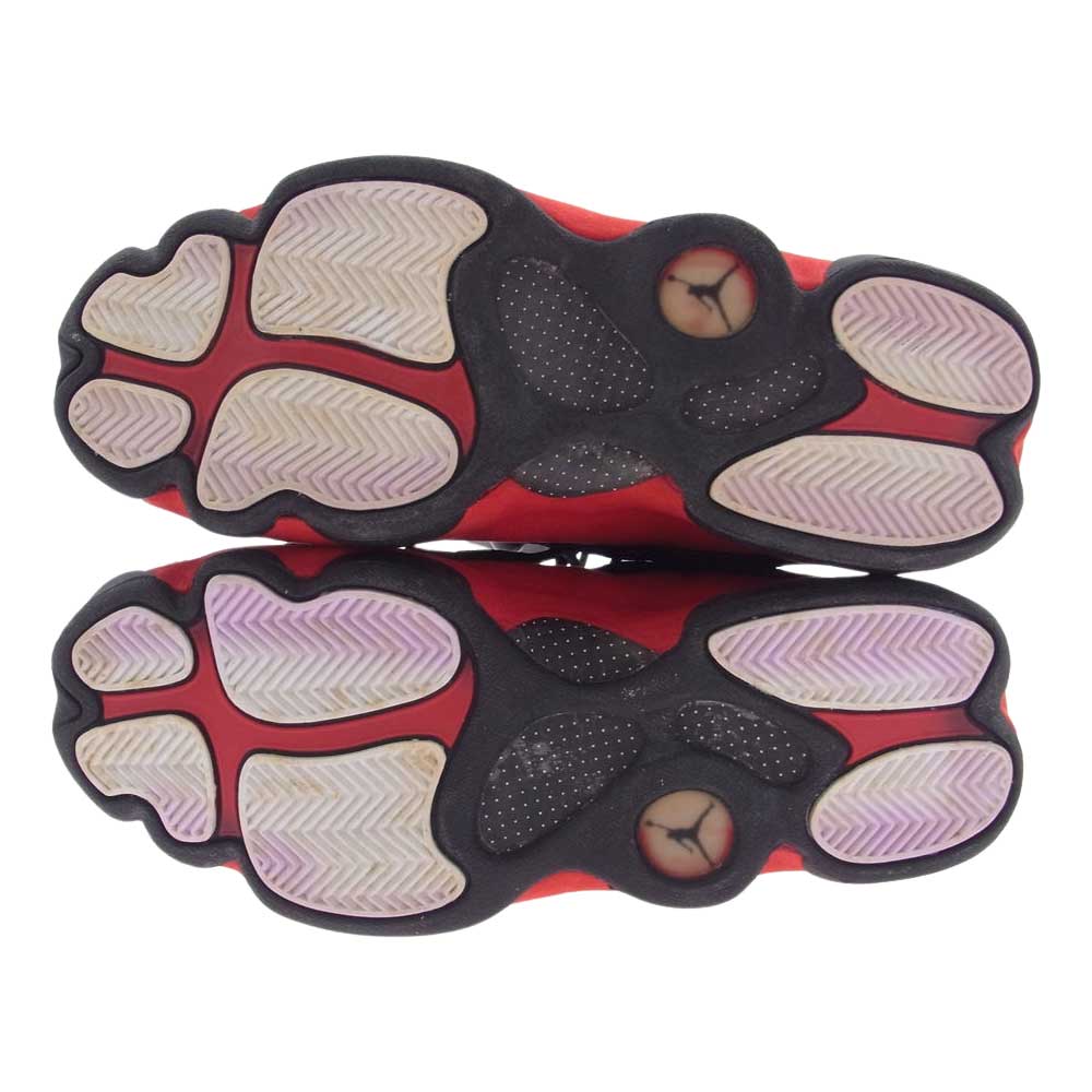 NIKE ナイキ 136002-062 【観賞用】 Air Jordan 13 AJ13 OG BRED 1998 エアジョーダン13 OG ブレッド スニーカー ブラック系 レッド系 27.5cm【中古】