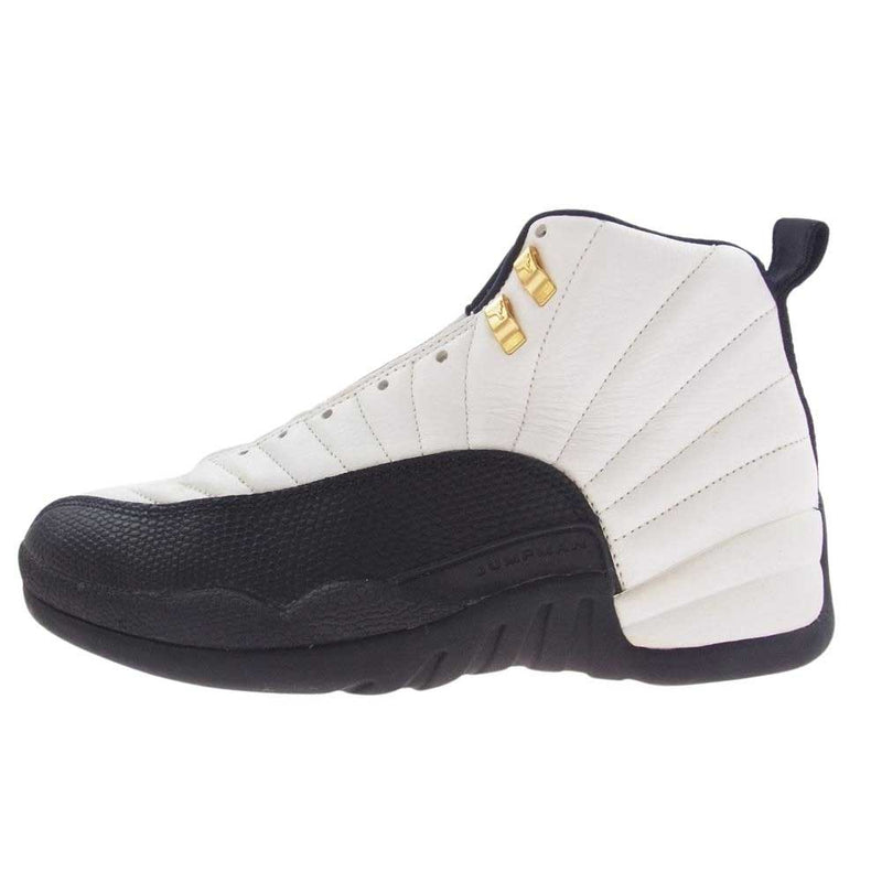 NIKE ナイキ 130690-101 【観賞用】 Air Jordan 12 AJ12 OG TAXI 1996製 エアジョーダン12 OG タクシー スニーカー ホワイト系 ブラック系 27.5cm【中古】