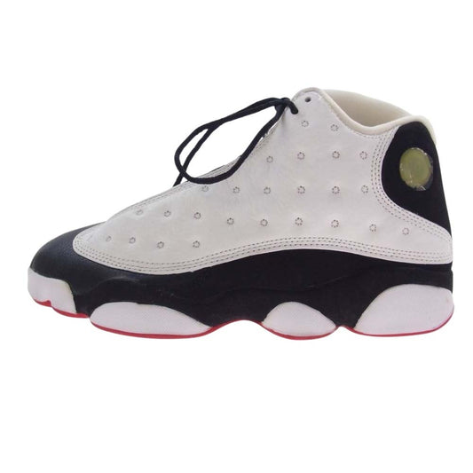 NIKE ナイキ 136002-132  【観賞用】 Air Jordan 13 AJ13 OG HE GOT GAME 1997 エアジョーダン OG ヒィー ゴット ゲーム スニーカー ブラック系 ホワイト系 27.5cm【中古】