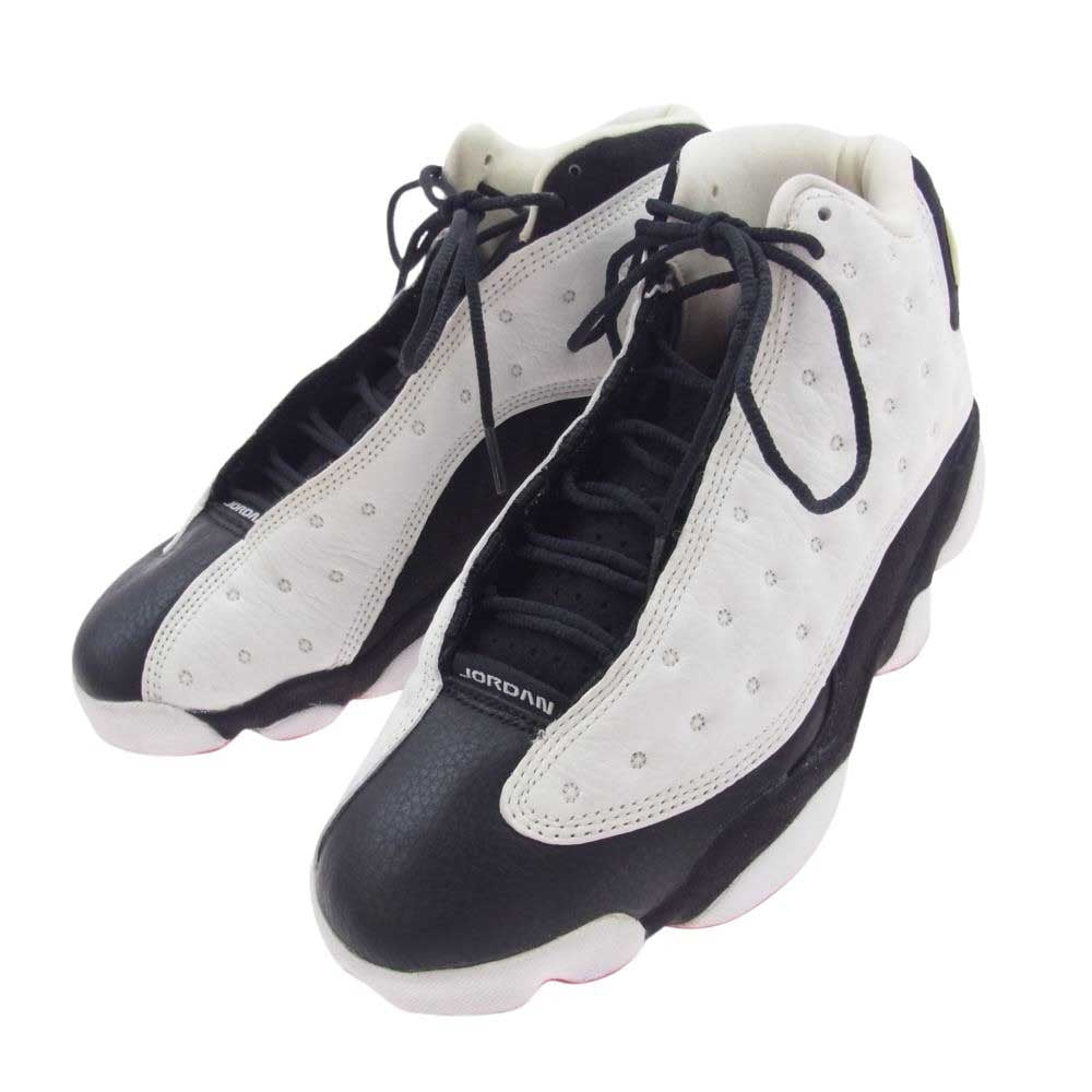 NIKE ナイキ 136002-132  【観賞用】 Air Jordan 13 AJ13 OG HE GOT GAME 1997 エアジョーダン OG ヒィー ゴット ゲーム スニーカー ブラック系 ホワイト系 27.5cm【中古】