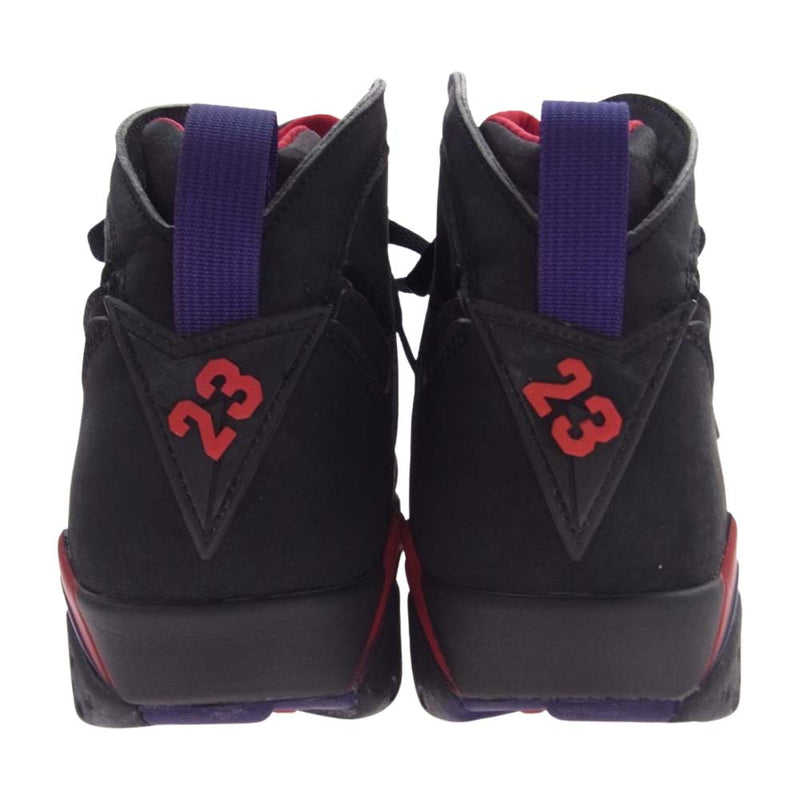 NIKE ナイキ 130014-060 【観賞用】 Air Jordan 7 OG AJ7 Raptors 1992 エアジョーダン7 OG ラプターズ スニーカー ブラック系 レッド系 27.5cm【中古】