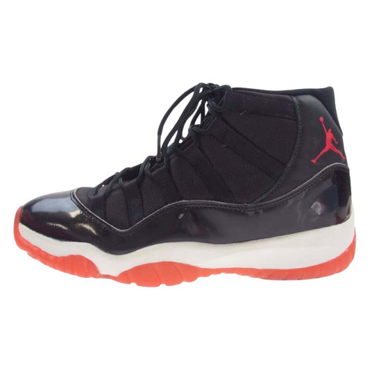 NIKE ナイキ 130245-062 【観賞用】 Air Jordan 11 AJ11 OG Playoffs 1995 エアジョーダン OG プレーオフ スニーカー ブラック系 レッド系 27.5cm【中古】