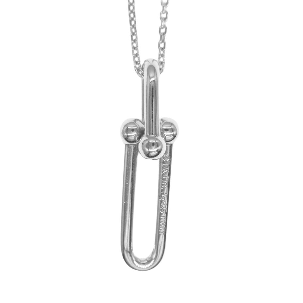 TIFFANY&Co. ティファニー ハードウェア リンク ペンダント ネックレス シルバー系【中古】