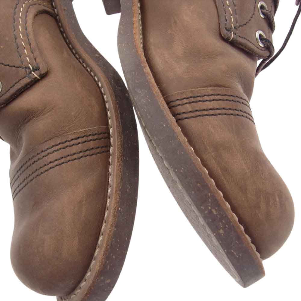 RED WING レッドウィング 8081 アイアンレンジャーアンバーハーネス ラウンドトゥ レースアップ ワークブーツ ブラウン系 9D【中古】