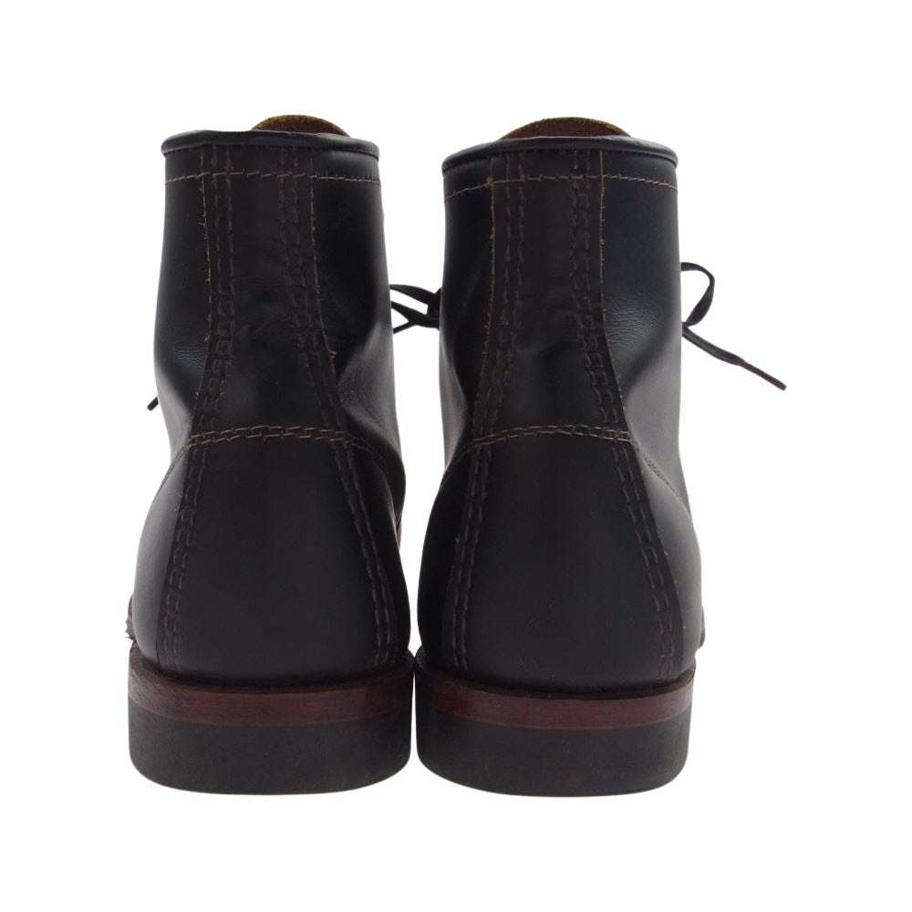 RED WING レッドウィング 9060 BECKMAN FLATBOX ベックマンフラットボックス ラウンドトゥ レースアップ ワークブーツ ブラック系 9D【中古】