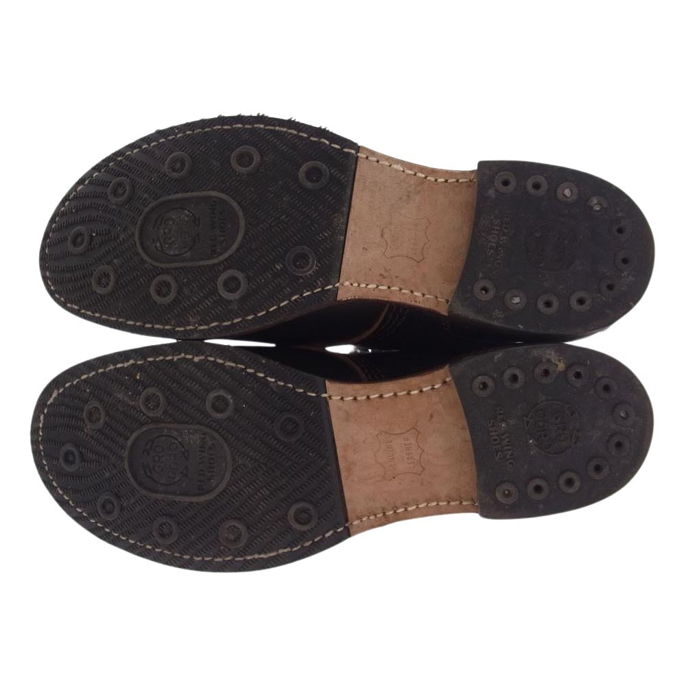 RED WING レッドウィング 9060 BECKMAN FLATBOX ベックマンフラットボックス ラウンドトゥ レースアップ ワークブーツ ブラック系 9D【中古】