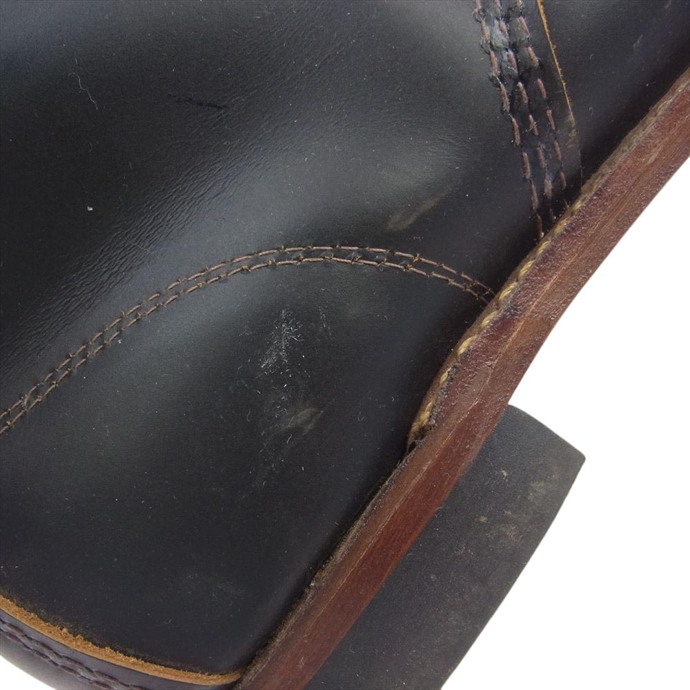 RED WING レッドウィング 9060 BECKMAN FLATBOX ベックマンフラットボックス ラウンドトゥ レースアップ ワークブーツ ブラック系 9D【中古】