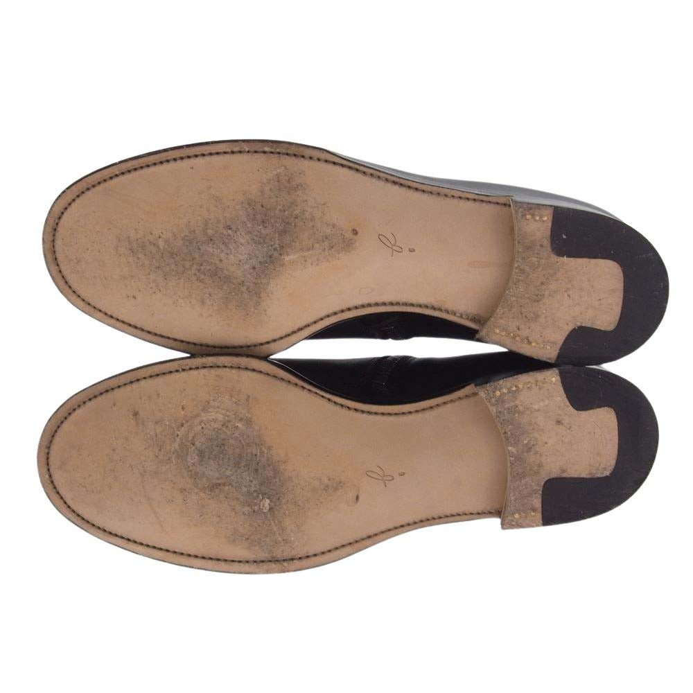 フォルメ fm-115 Molder SIDE ZIP BOOTS サイド ジップブーツ レザー カーフ ブラック系 6【中古】