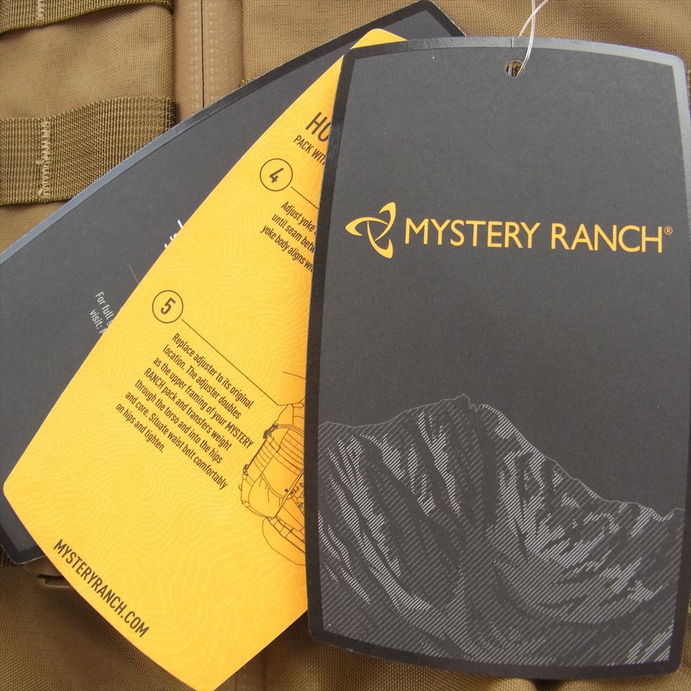 MYSTERY RANCH ミステリーランチ 110602-215-35 3day assault BVS COYOTE M/L スリーデイアサルト バックパック カーキ系【新古品】【未使用】【中古】
