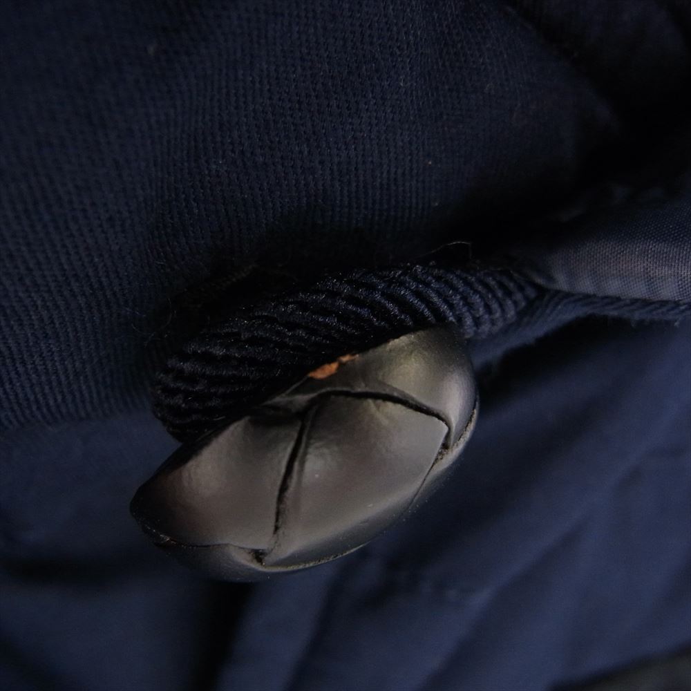 JUNYA WATANABE COMME des GARCONS MAN ジュンヤワタナベコムデギャルソンマン 13AW UL-V001 pink ピンク ダウン ベスト ウッドボタン レザーパッチ ネイビー系 M【中古】