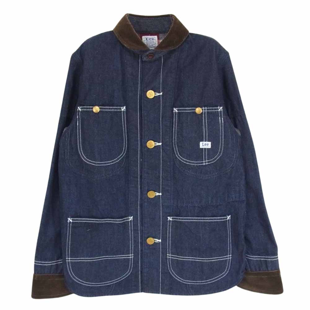 JUNYA WATANABE COMME des GARCONS MAN ジュンヤワタナベコムデギャルソンマン 18SS UJ-J007 × Lee リー 異素材切替 コーデュロイ切替 デニム シャツ インディゴブルー系 M【中古】