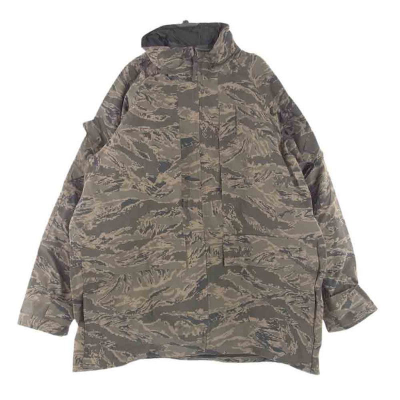 アメリカ空軍 88MDA 10-20-06 MIL-DTL-32157 GORE TEX ゴアテックス パーカー カモフラ デジカモ ミリタリー ジャケット XL カーキ系 X-LARGE-LONG【美品】【中古】