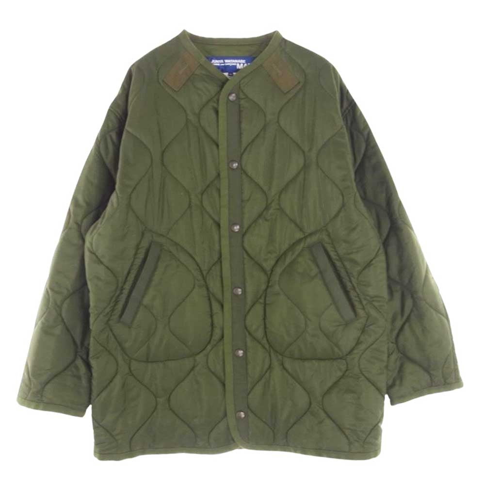 JUNYA WATANABE COMME des GARCONS MAN ジュンヤワタナベコムデギャルソンマン WH-J036 quilted jacket  オーバーサイズ キルティング ライナー コート ジャケット モスグリーン系 XS【美品】【中古】