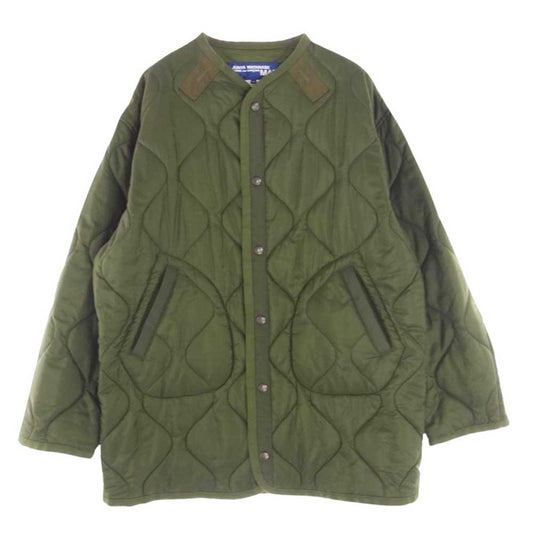 JUNYA WATANABE COMME des GARCONS MAN ジュンヤワタナベコムデギャルソンマン WH-J036 quilted jacket  オーバーサイズ キルティング ライナー コート ジャケット モスグリーン系 XS【美品】【中古】