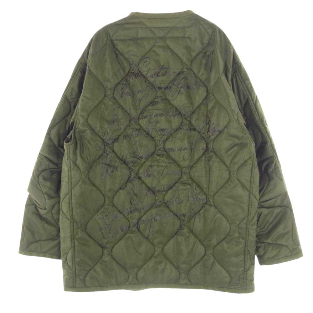 JUNYA WATANABE COMME des GARCONS MAN ジュンヤワタナベコムデギャルソンマン WH-J036 quilted jacket  オーバーサイズ キルティング ライナー コート ジャケット モスグリーン系 XS【美品】【中古】