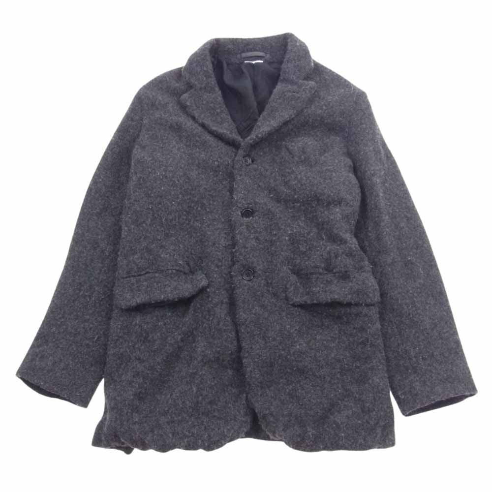 COMME des GARCONS HOMME DEUX コムデギャルソンオムドゥ 21AW DH-J040 DH-P042 縮絨 ウール テーラード ジャケット パンツ セットアップ グレー系 S ジャケット、パンツSサイズ【中古】