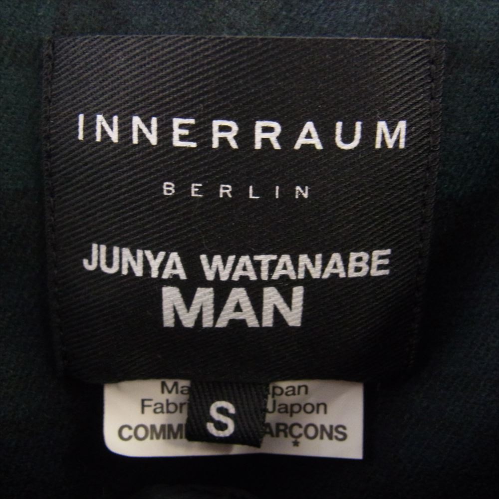 JUNYA WATANABE COMME des GARCONS ジュンヤワタナベコムデギャルソン × INNERRAM インナーラム WL-V001 エステルリップストップ VEST ベスト  ブラック系 S【美品】【中古】