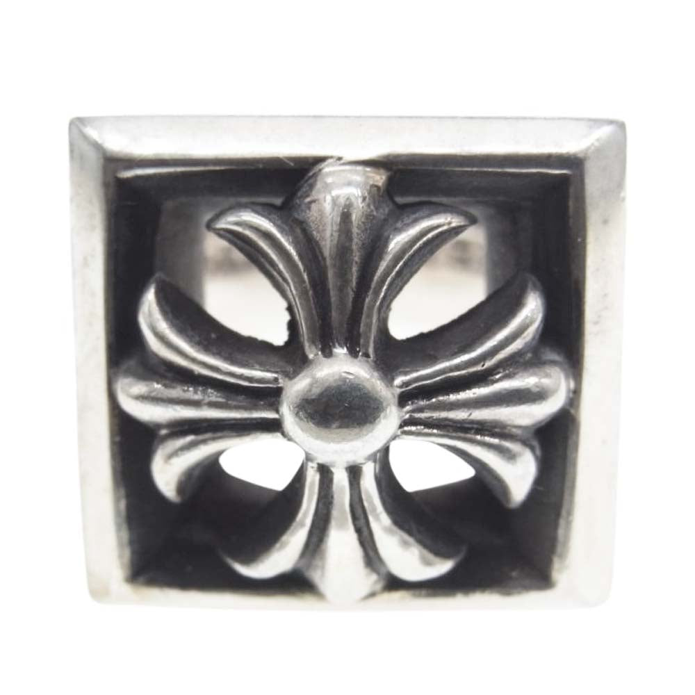 CHROME HEARTS クロムハーツ（原本無） レターブロック CHプラス リング シルバー系 18号【中古】