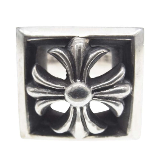 CHROME HEARTS クロムハーツ（原本無） レターブロック CHプラス リング シルバー系 18号【中古】