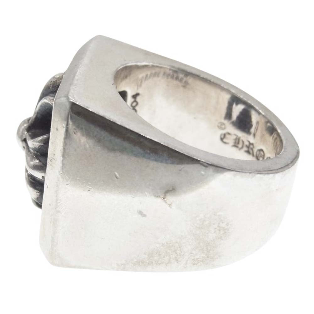 CHROME HEARTS クロムハーツ（原本無） レターブロック CHプラス リング シルバー系 18号【中古】
