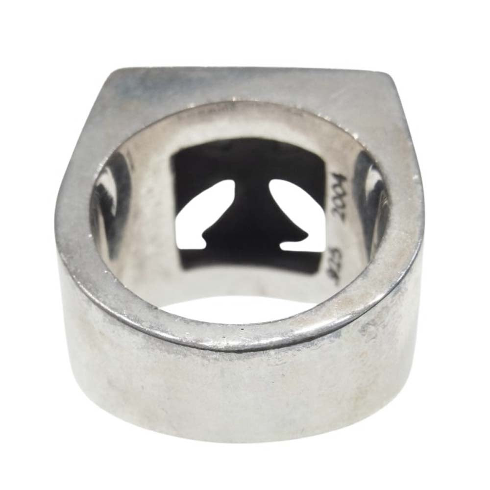 CHROME HEARTS クロムハーツ（原本無） レターブロック CHプラス リング シルバー系 18号【中古】