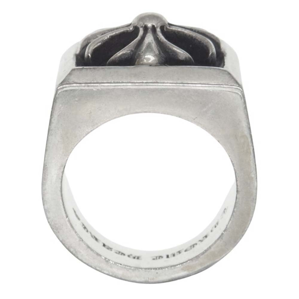 CHROME HEARTS クロムハーツ（原本無） レターブロック CHプラス リング シルバー系 18号【中古】