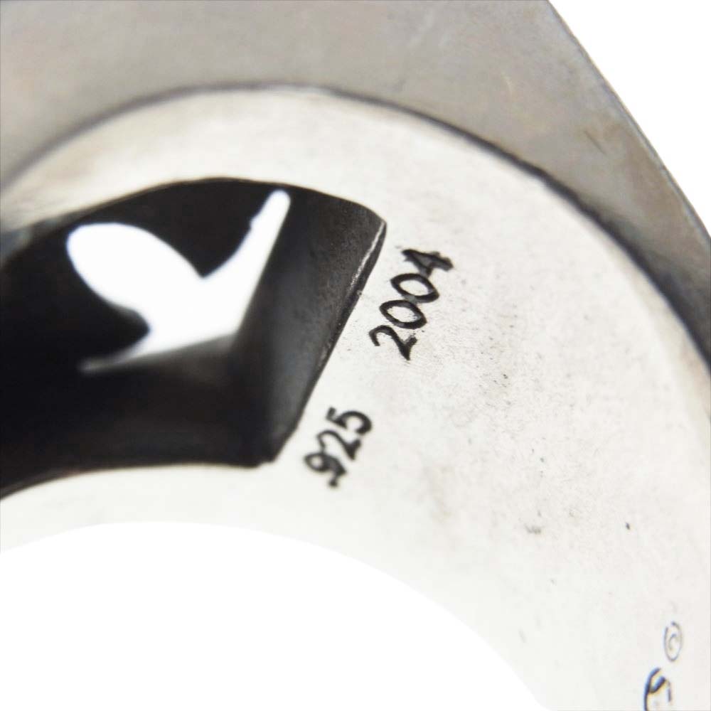 CHROME HEARTS クロムハーツ（原本無） レターブロック CHプラス リング シルバー系 18号【中古】