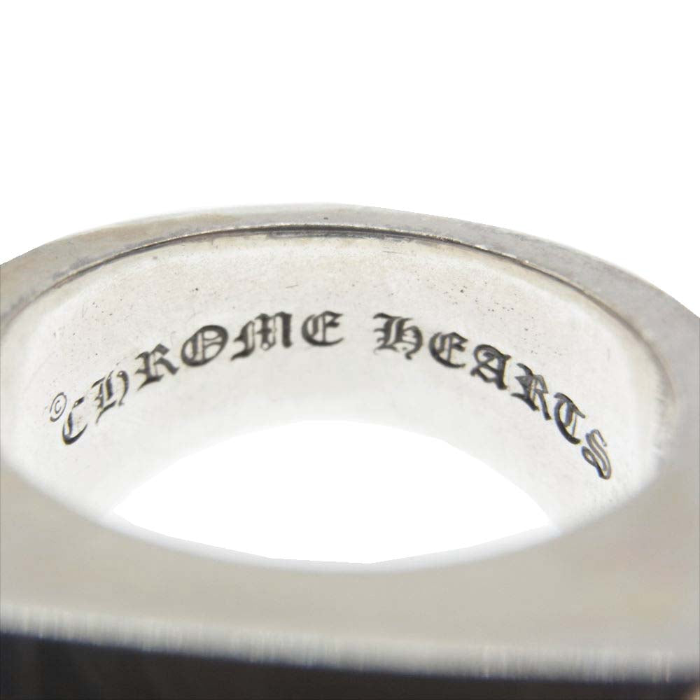 CHROME HEARTS クロムハーツ（原本無） レターブロック CHプラス リング シルバー系 18号【中古】