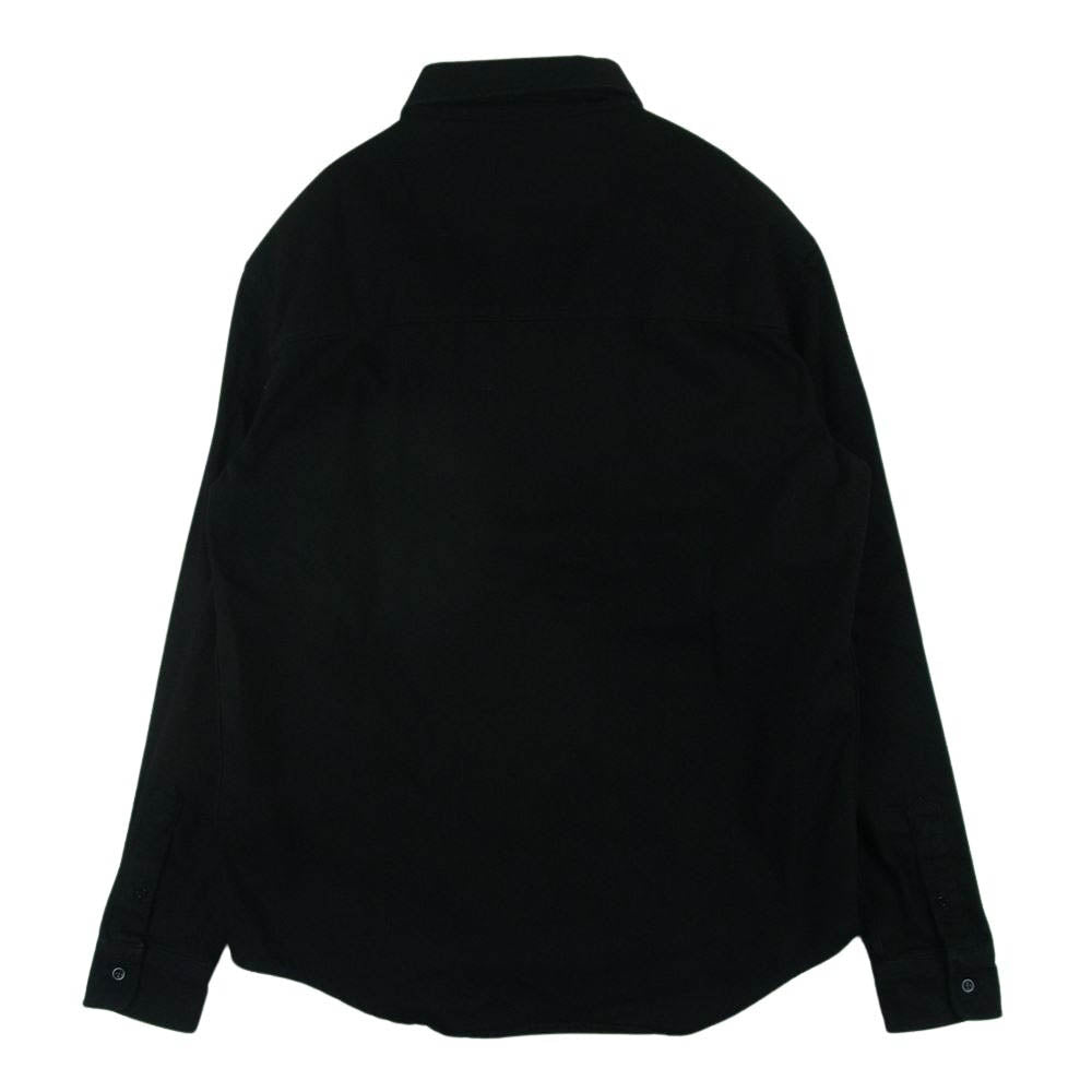 アミ パリス 22AW HSH114 660 ハートロゴ ロゴ刺繍 デニム 長袖 シャツ ブラック系 39【中古】