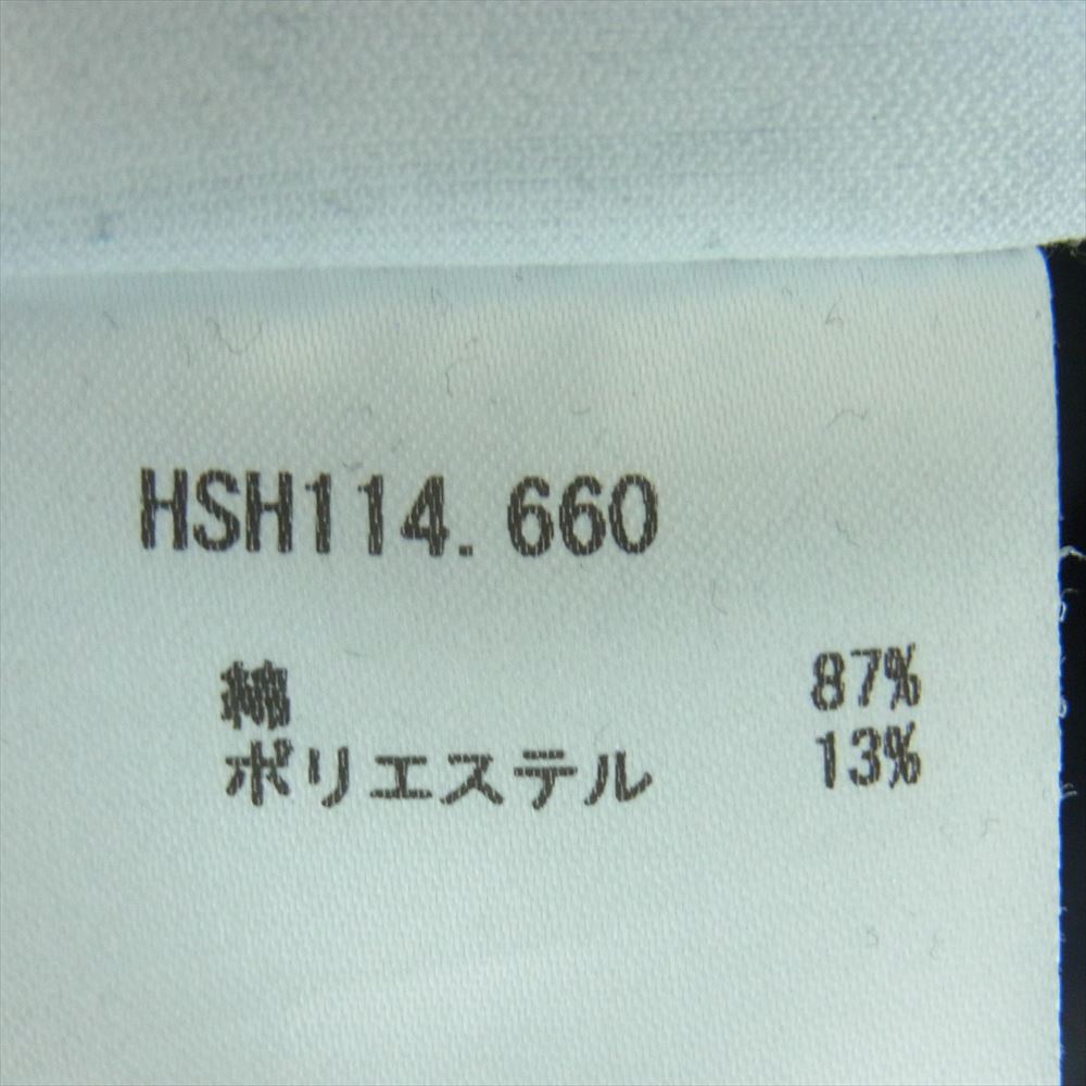 アミ パリス 22AW HSH114 660 ハートロゴ ロゴ刺繍 デニム 長袖 シャツ ブラック系 39【中古】