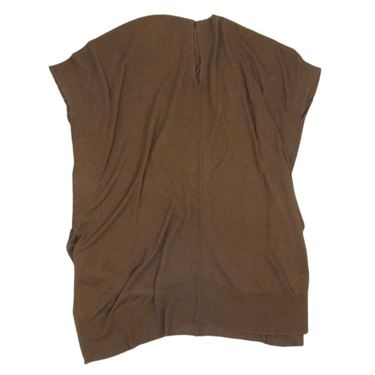 Deuxieme Classe ドゥーズィエムクラス ニット チュニック ワンピース  Vネック ブラウン ブラウン系 サイズ表記無【中古】